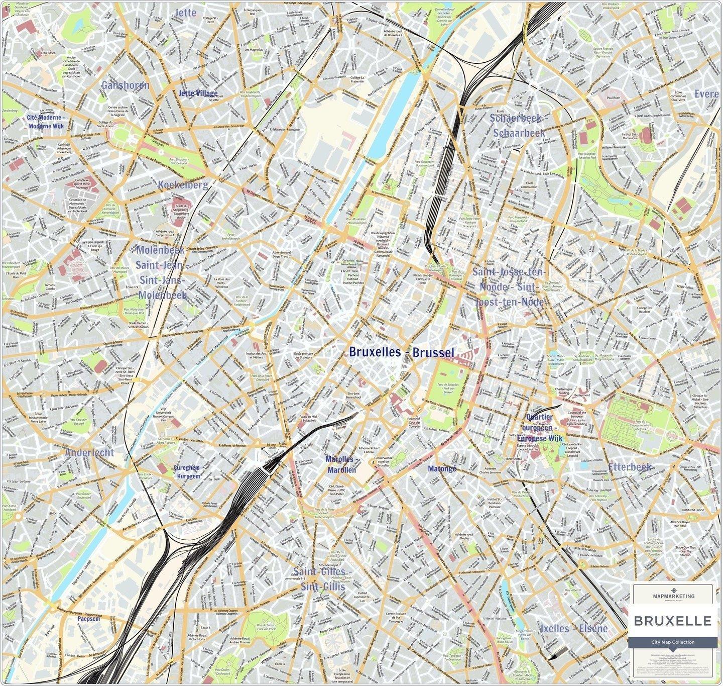 Brussels Map 